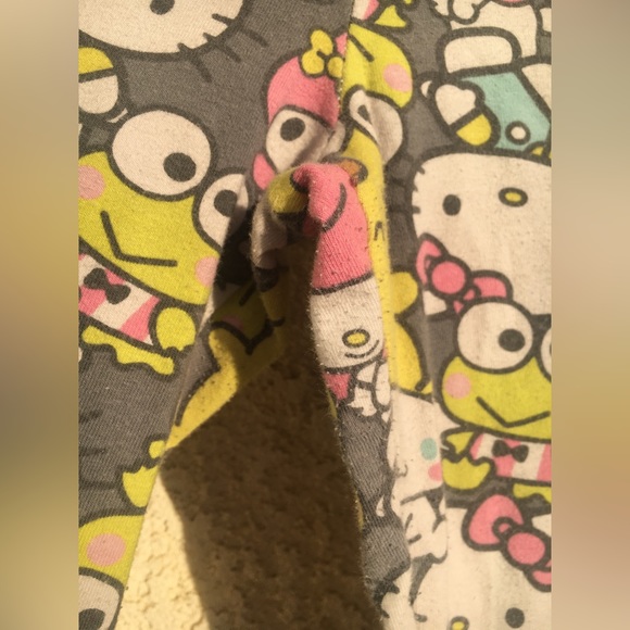 SOLD-Casual Hello Kitty bell bottom pants - Picture 5 of 6